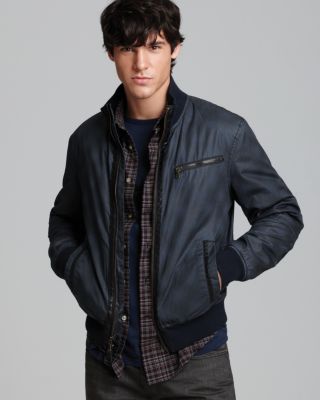 John Varvatos USA Cotton Bomber Jacket | Bloomingdale's