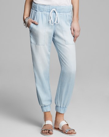dahl bella jogger chambray pocket pants
