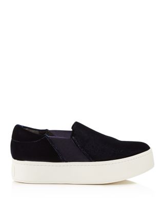 vince women's warren slip on platform sneaker