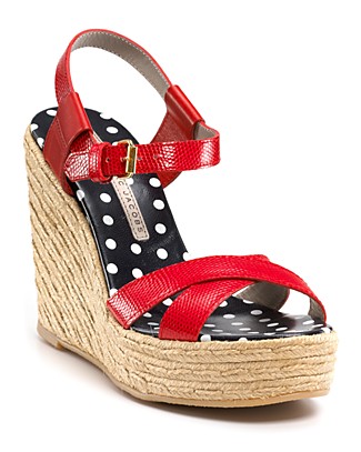 MARC BY MARC JACOBS "XCross" Espadrille Wedge Sandals