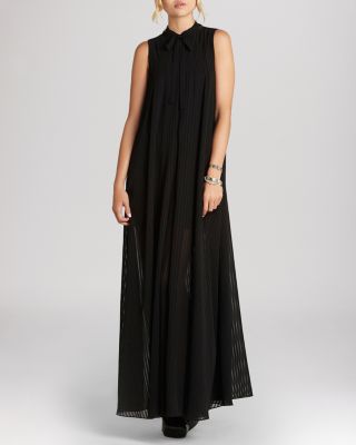 BCBGeneration Maxi Dress - High Neck Pleated | Bloomingdale's