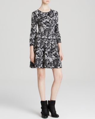 dkny wool dress