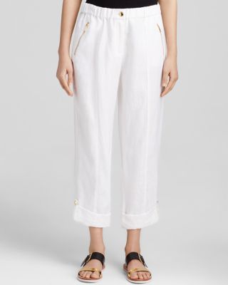 calvin klein linen pants womens