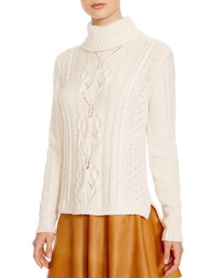 Joie Irissa B Fisherman Cable Knit Sweater - 100% Bloomingdale's ...