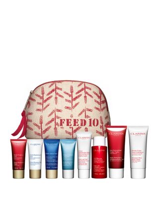 Receive a free 3-piece bonus gift with your any 2 Clarins products purchase