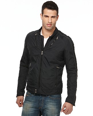 Diesel "Jurlo" Zip Nylon Bomber Jacket