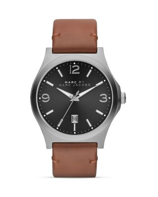 MARC BY MARC JACOBS Danny Black & Brown Watch, 43mm_0