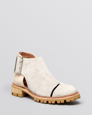 jeffrey campbell lug sole open ankle boot