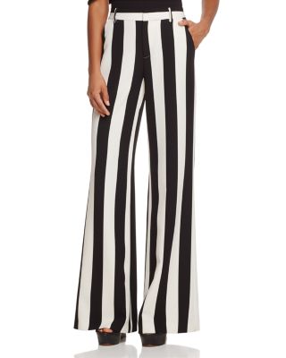 alice olivia striped pants