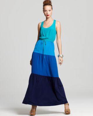 Twelfth Street By Cynthia Vincent Dress - Color Block Maxi Dress ...