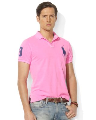 Polo Ralph Lauren Custom-Fit Big Pony Bright Mesh Polo | Bloomingdale's