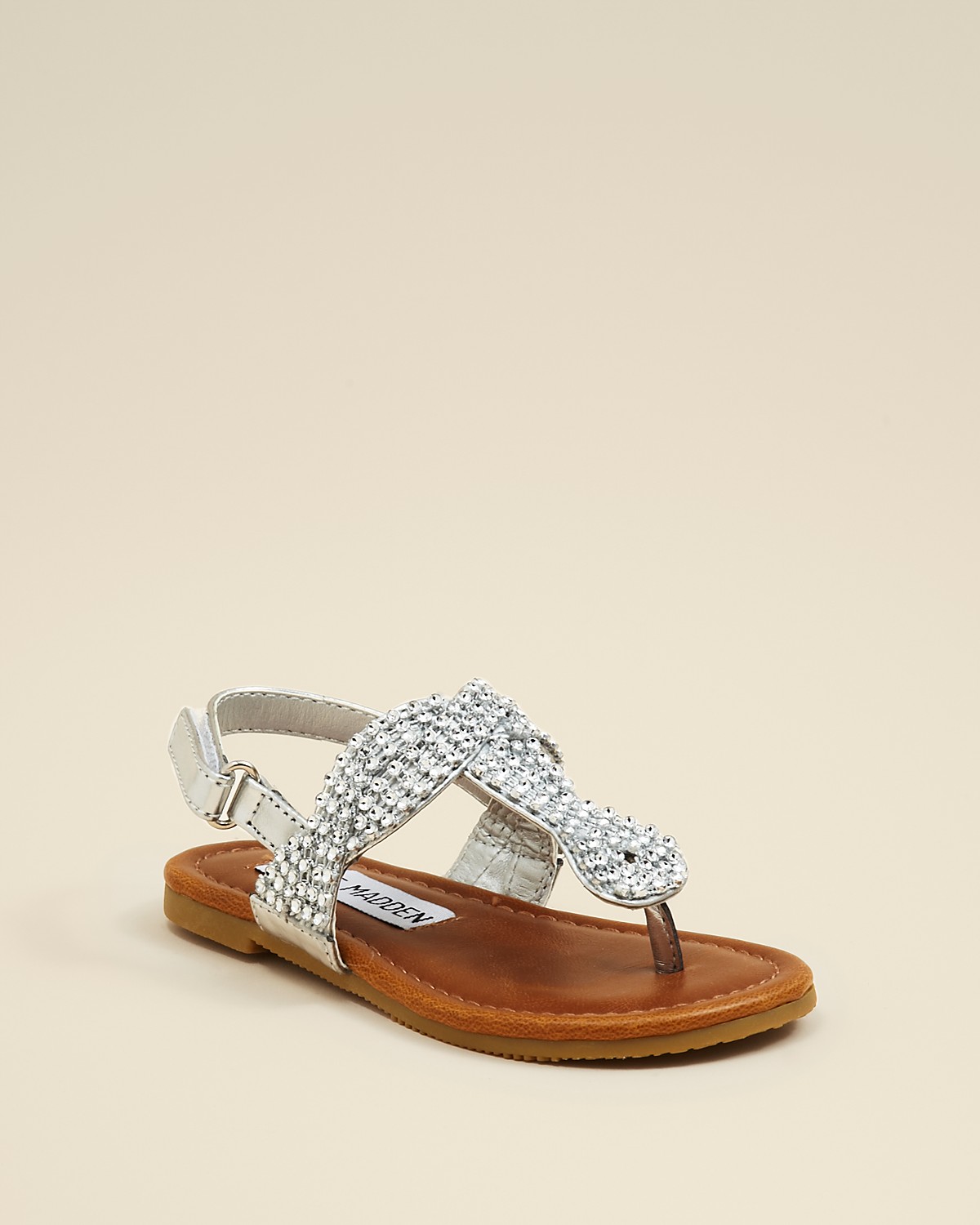 STEVE MADDEN Girls' Rhinestone Sandals - Toddler | Bloomingdale's