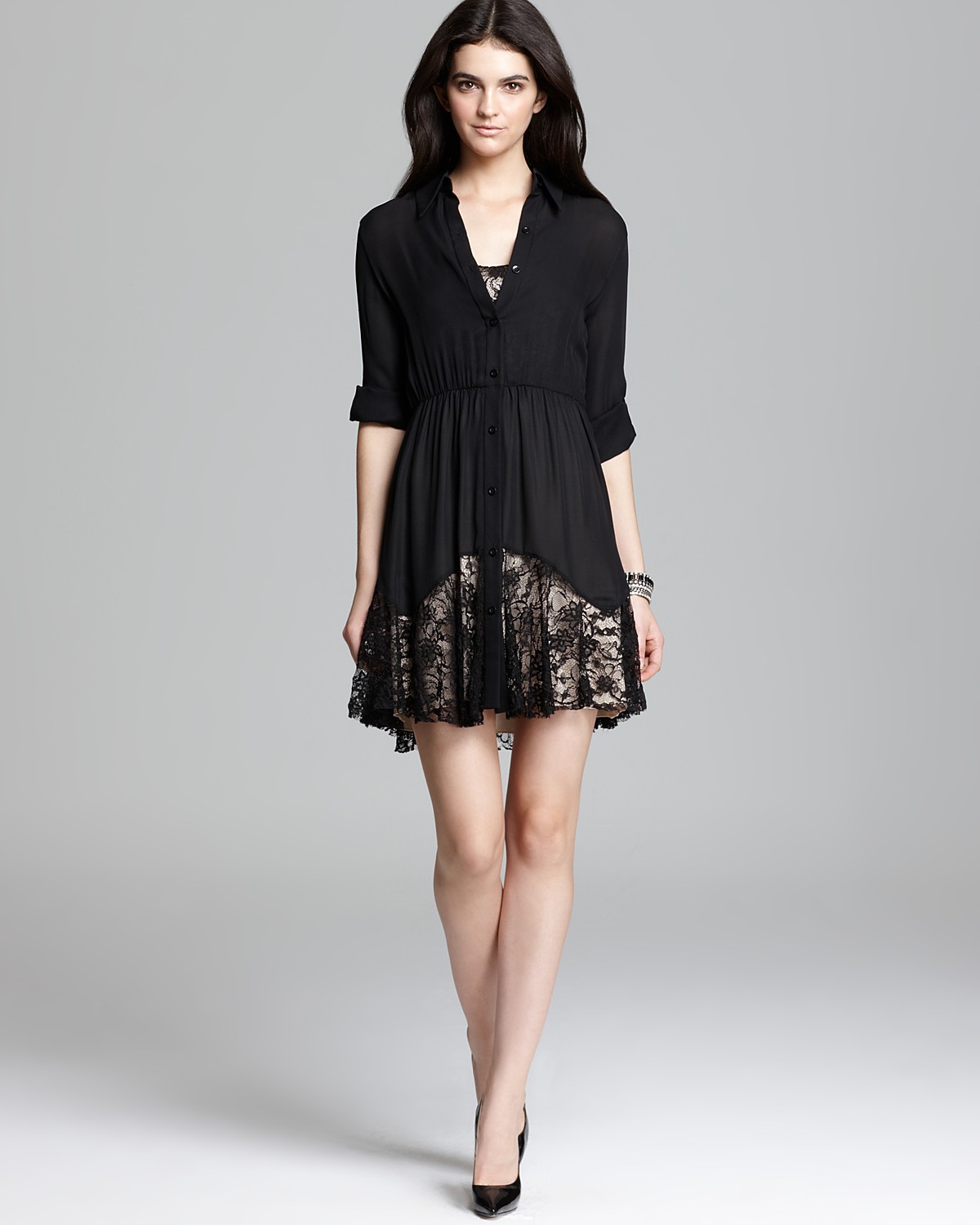 Alice + Olivia Shirt Dress - Raquel Button Down | Bloomingdale's