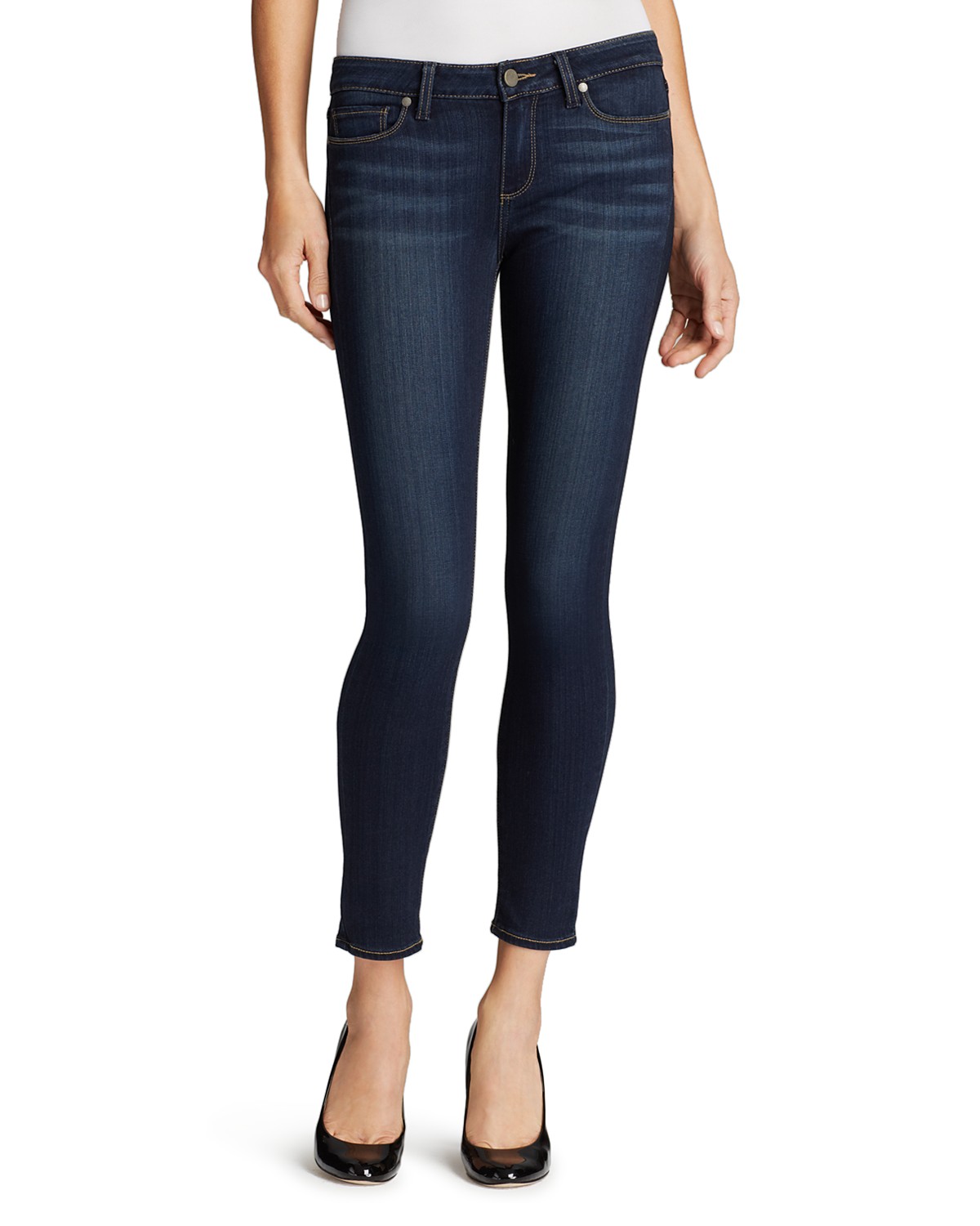 Paige Denim Jeans - Transcend Verdugo Ankle Skinny in Nottingham | Bloomingdale's