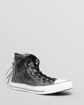 converse high cut with zipper
