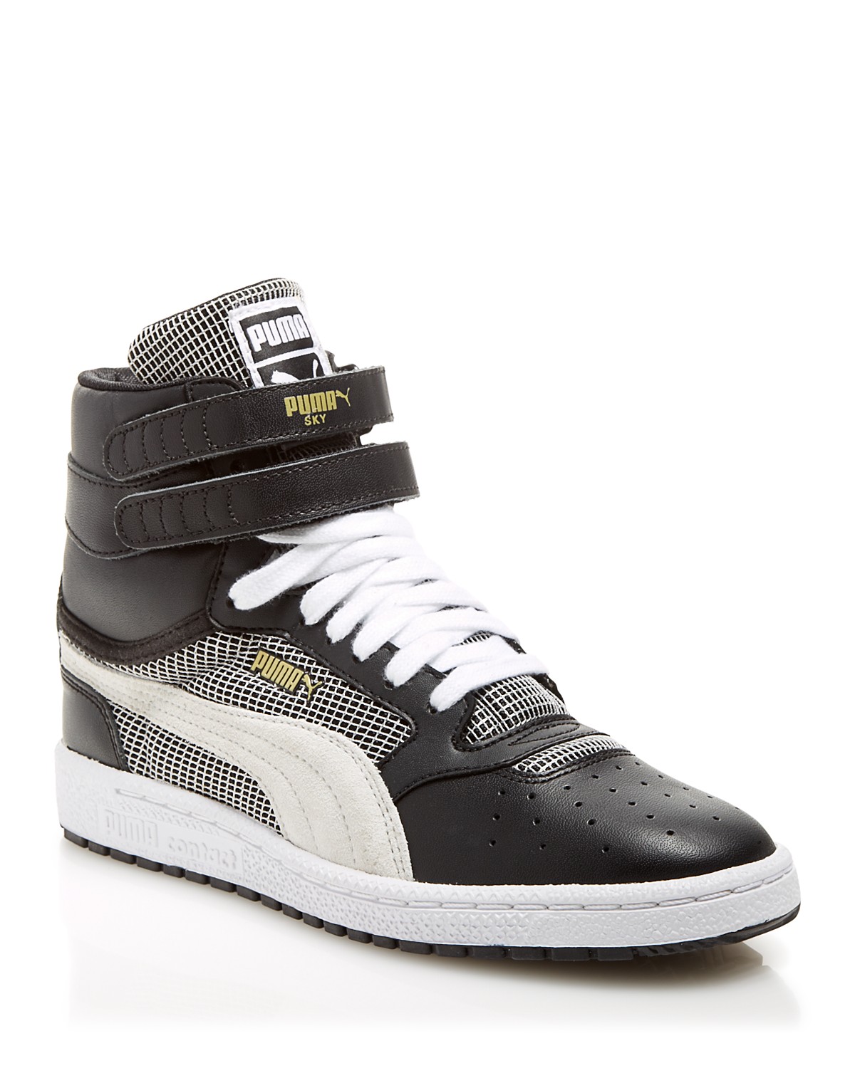 Puma High Top Sneakers - Sky II Hi Blocks & Stripes | Bloomingdale's