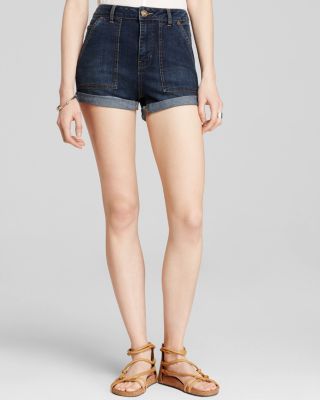 free people high waisted shorts