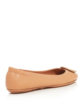 tory burch navy minnie flats
