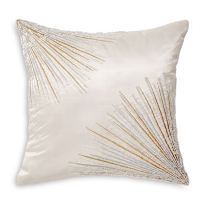 Donna Karan Home Seduction Decorative Pillow Ivory 16 x 20 Decorative Pillow
