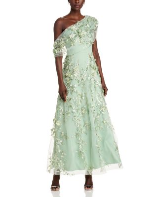 Eliza J Womens Embellished Asymmetric Sage 10