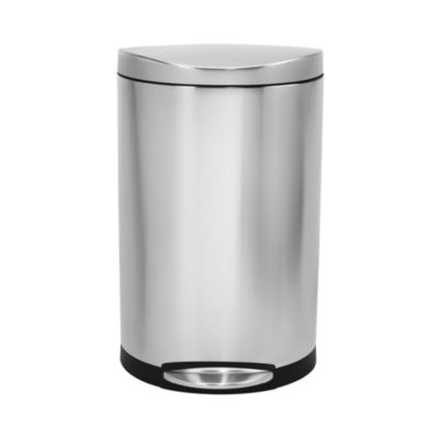 simplehuman 40-Liter Semi-Round Step Garbage Can