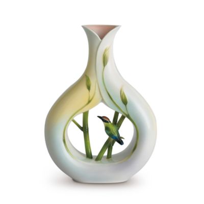 Franz Collection Bamboo Song Bird Vase