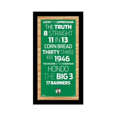 Steiner Sports Boston Celtics Subway Sign Wall Art