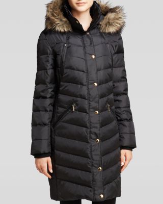 MICHAEL Michael Kors Coat - Quilted Ruched