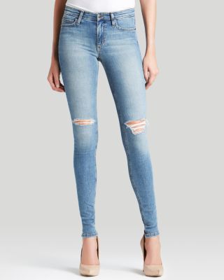 Joe's Jeans Flawless Mid Rise Skinny Distressed in Bernnie