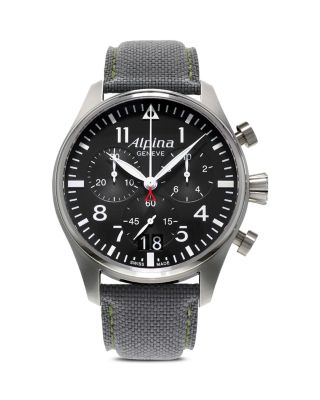 Alpina Alpina Startimer Pilot Quartz Chronograph Watch, 44mm