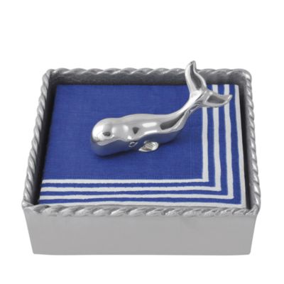 Mariposa Whale Twist Napkin Box