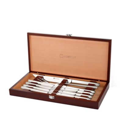 Wüsthof Stainless 10-Piece Steak Knife & Carving Set