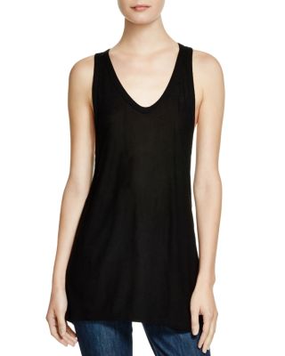 T by Alexander Wang Slub Jersey Racerback Tank