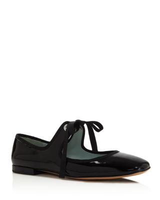 MARC JACOBS Lisa Mary Jane Lace Up Ballerina Flats