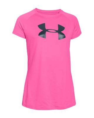 Under Armour Girls' Big Logo Tee - Sizes XS-XL