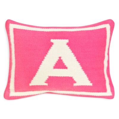 Jonathan Adler Baby Girl Letter Decorative Pillow, 12