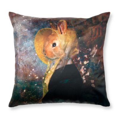 Madura Antique Rabbit Decorative Pillow and Insert