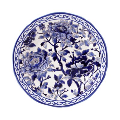 Gien France Piviones Bleu Dinner Plate