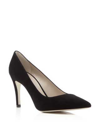 Giorgio Armani Asymmetrical Pointed Toe Pumps