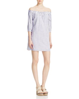 Suncoo Cecile Stripe Off-The-Shoulder Dress - 100% Bloomingdale's Exclusive