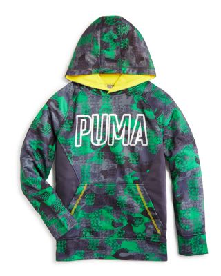 PUMA Boys' Camo Print Hoodie - Sizes 4-7