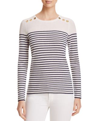 C by Bloomingdale's Cashmere Nautical Sweater