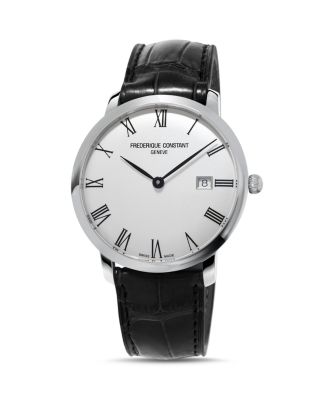 Frederique Constant Slimline Watch with Leather Strap, 40mm