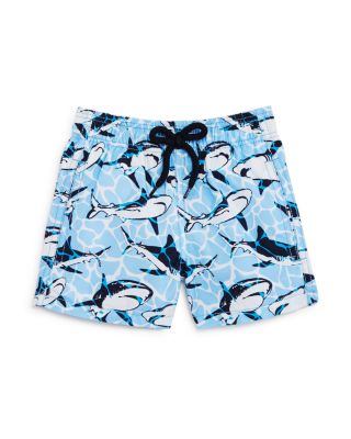 Vilebrequin Boys' Sharks Print Swim Trunks