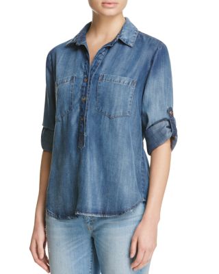 Bella Dahl Pullover Chambray Shirt