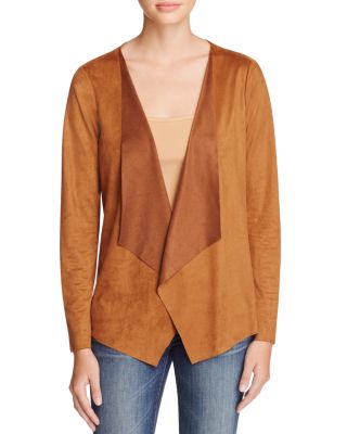 Vero Moda Lace-Back Faux Suede Jacket