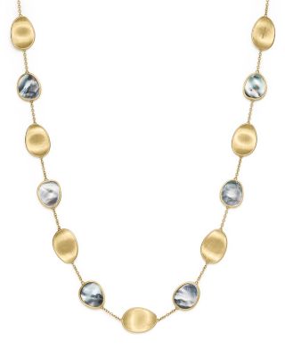 Marco Bicego 18K Yellow Gold Lunaria Black Mother-Of-Pearl Short Necklace - 100% Bloomingdale's Exclusive