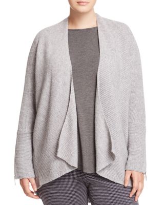 Marina Rinaldi Margaret Zip Detail Open Cardigan