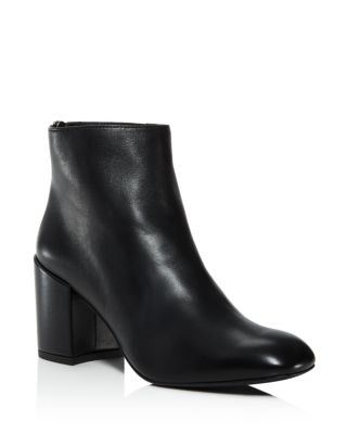 Stuart Weitzman Bacari Leather High Heel Booties