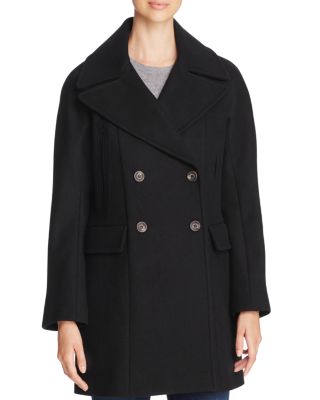 VINCE CAMUTO Double-Breasted Button Front Coat